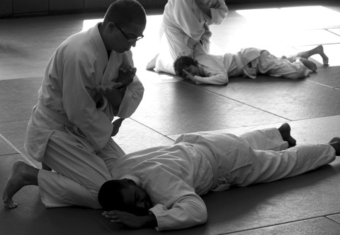 Une leçon de judo